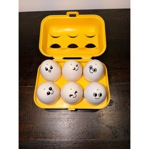 Tomy Toomies Shape Sorter Eggs Baby Toddler Learning Toy Egg Carton